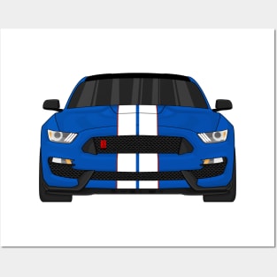 GT350R PERFORMANCE BLUE Posters and Art